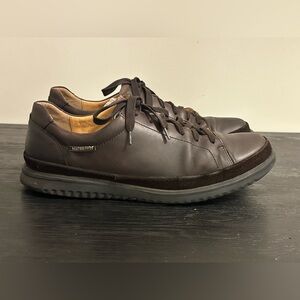 Mephisto Men's Thomas Brown Leather Sneakers Size US 11